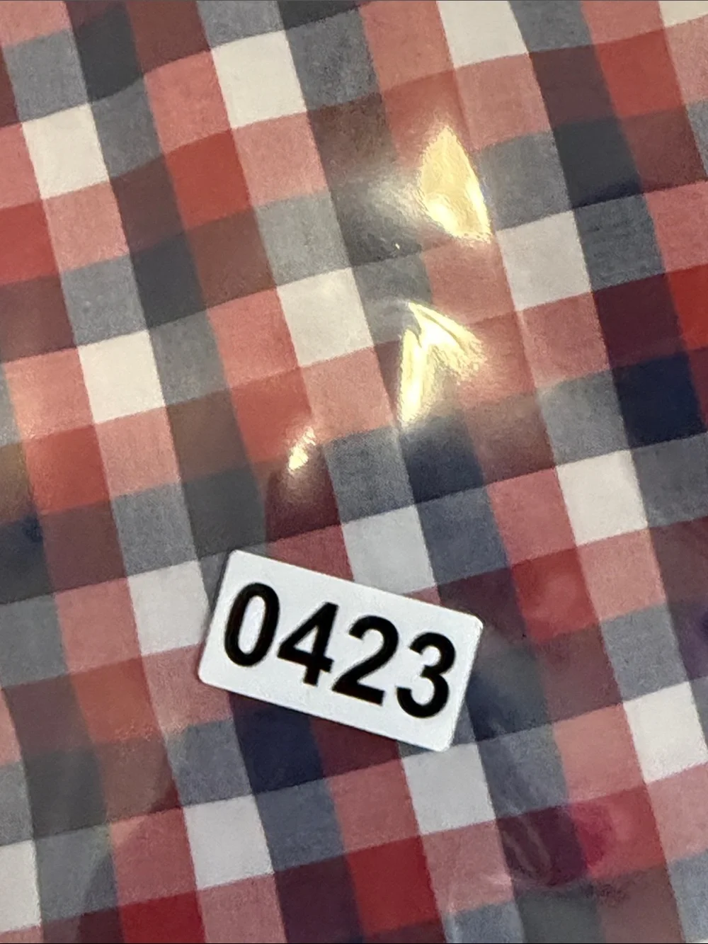 J. Crew Men’s Red Navy White Plaid Button-Down Shirt
